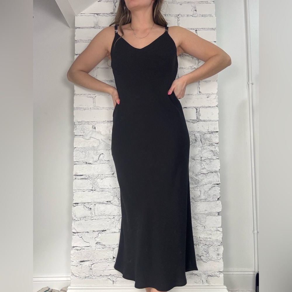 Jones New York Black Midi Dress